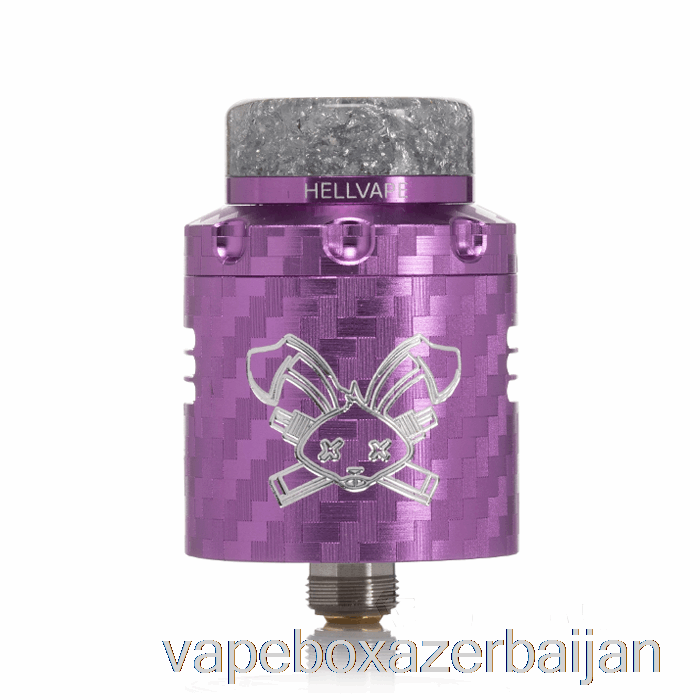 Vape Box Azerbaijan Hellvape DEAD RABBIT V3 24mm RDA Purple Carbon Fiber